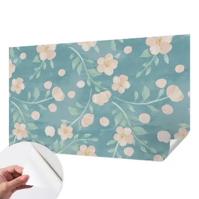 Hochwertige Bildtapete mit floralem Motiv