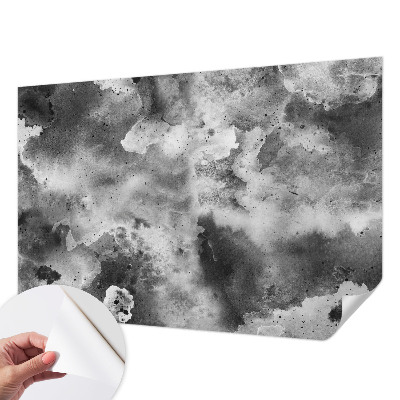 Selbstklebende Fototapete fürs Wohnzimmer mit Motiv grauer Wolken