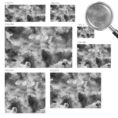 Selbstklebende Fototapete fürs Wohnzimmer Graue Wolken