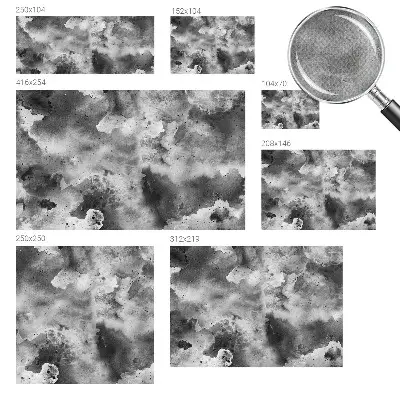 Selbstklebende Fototapete fürs Wohnzimmer mit Motiv grauer Wolken