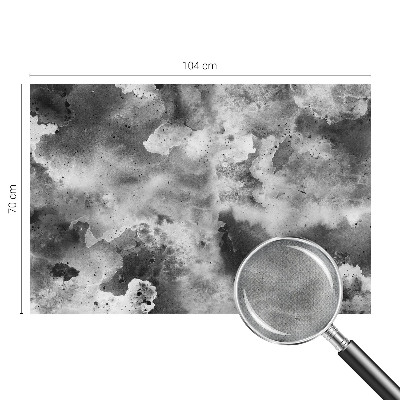 Selbstklebende Fototapete fürs Wohnzimmer Graue Wolken