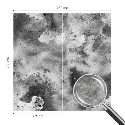 Selbstklebende Fototapete fürs Wohnzimmer Graue Wolken