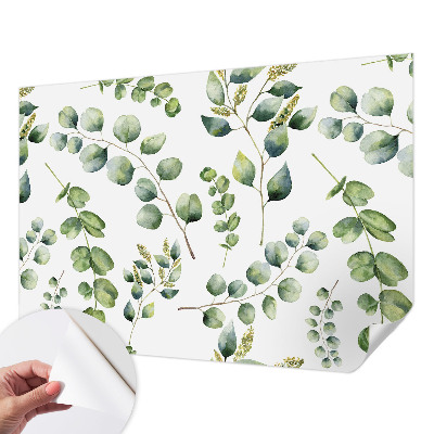 Fototapete in 3D-Optik Grüne Blätter