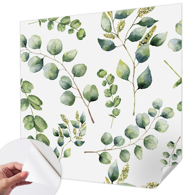 Fototapete in 3D-Optik Grüne Blätter