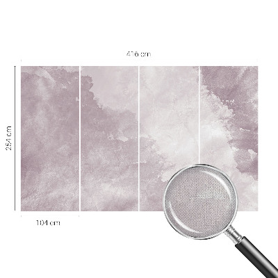 Selbstklebende Fototapete fürs Kinderzimmer Lila Abstraktion