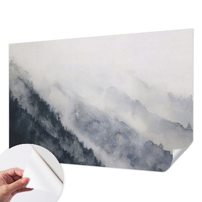 11D-Fototapete mit Motiv Bergnebel