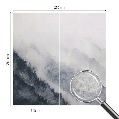 11D-Fototapete mit Motiv Bergnebel
