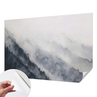 11D-Fototapete mit Motiv Bergnebel