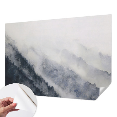 11D-Fototapete mit Motiv Bergnebel