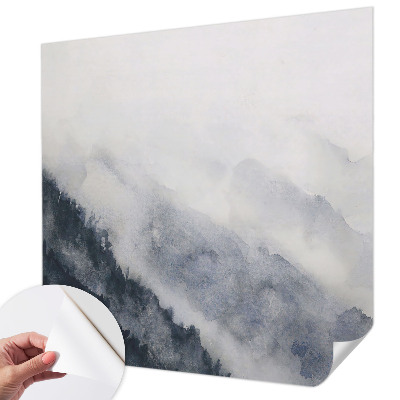 11D-Fototapete mit Motiv Bergnebel