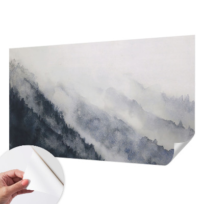 11D-Fototapete mit Motiv Bergnebel