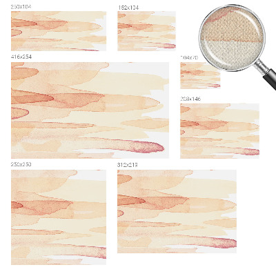 11D-Fototapete fürs Wohnzimmer Pastellstriche