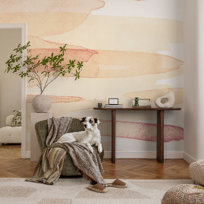 11D-Fototapete fürs Wohnzimmer Pastellstriche