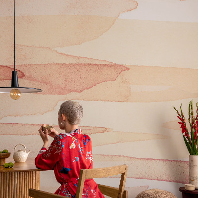 11D-Fototapete fürs Wohnzimmer Pastellstriche