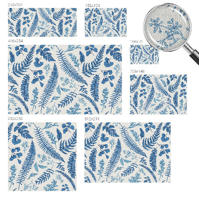 11D-Fototapete fürs Schlafzimmer Botanische Muster