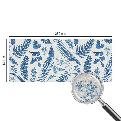 11D-Fototapete fürs Schlafzimmer Botanische Muster