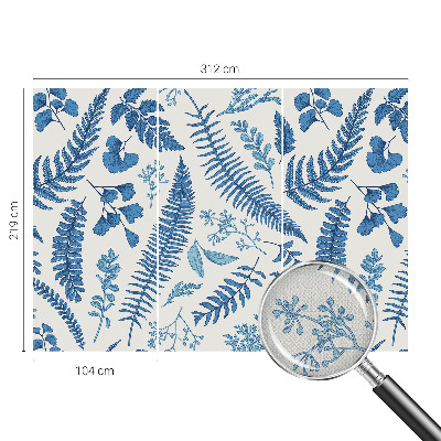 11D-Fototapete fürs Schlafzimmer Botanische Muster