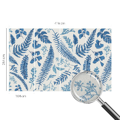 11D-Fototapete fürs Schlafzimmer Botanische Muster