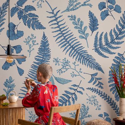 11D-Fototapete fürs Schlafzimmer Botanische Muster