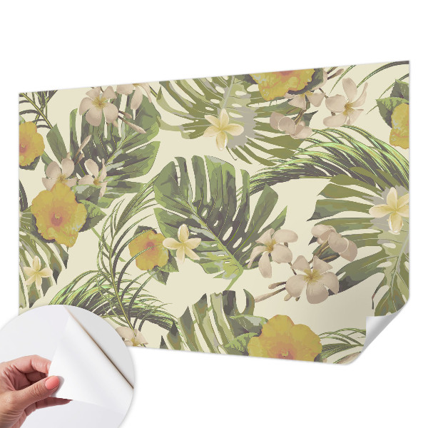 Moderne Fototapete nach Maß Exotische Flora