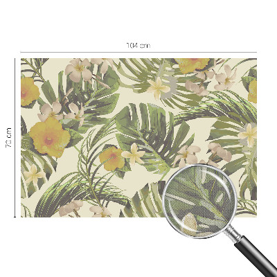 Moderne Fototapete nach Maß Exotische Flora