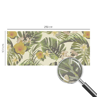 Moderne Fototapete nach Maß Exotische Flora