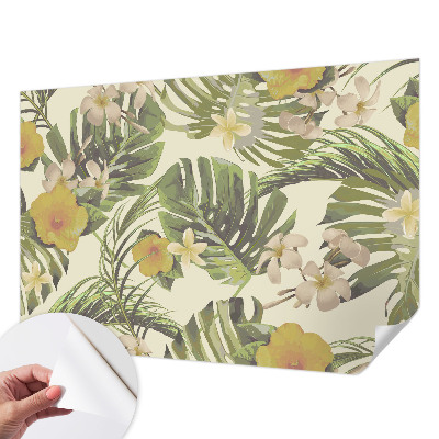 Moderne Fototapete nach Maß Exotische Flora