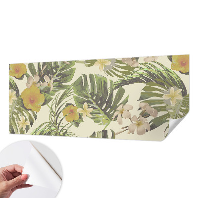 Moderne Fototapete nach Maß Exotische Flora