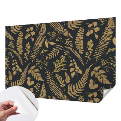 Motivtapete fürs Wohnzimmer Botanische Blätter