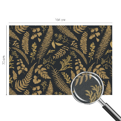 Motivtapete fürs Wohnzimmer Botanische Blätter