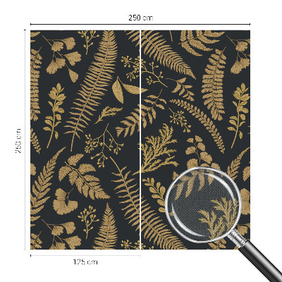 Motivtapete fürs Wohnzimmer Botanische Blätter