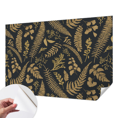 Motivtapete fürs Wohnzimmer Botanische Blätter