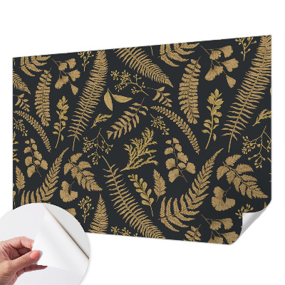 Motivtapete fürs Wohnzimmer Botanische Blätter