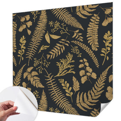 Motivtapete fürs Wohnzimmer Botanische Blätter