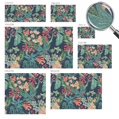 Motivtapete nach Maß Tropische Blumen