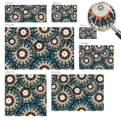 Selbstklebende Fototapete fürs Wohnzimmer mit Blumenmotiv namens 