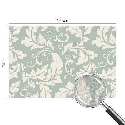 Selbstklebende Fototapete für die Wand Dekorative Blätter