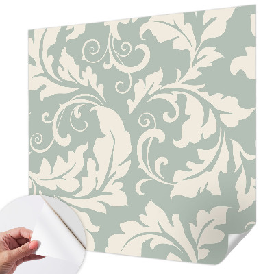 Selbstklebende Fototapete für die Wand Dekorative Blätter