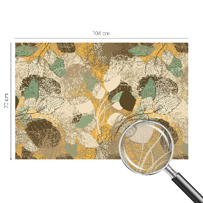 Selbstklebende Fototapete fürs Schlafzimmer Pflanzenschönheit