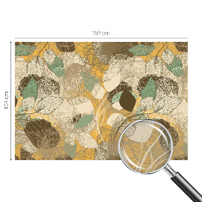 Selbstklebende Fototapete fürs Schlafzimmer Pflanzenschönheit