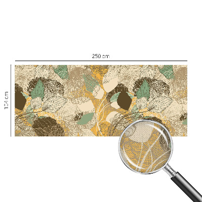 Selbstklebende Fototapete fürs Schlafzimmer Pflanzenschönheit