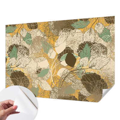 Selbstklebende Fototapete fürs Schlafzimmer Pflanzenschönheit