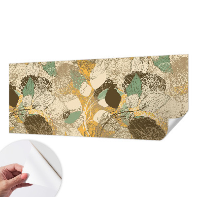 Selbstklebende Fototapete fürs Schlafzimmer Pflanzenschönheit