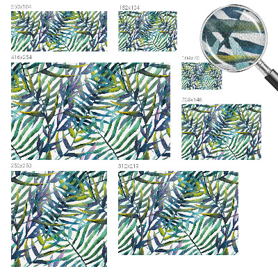 12D-Fototapete Exotische Vegetation