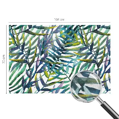 12D-Fototapete mit exotischer Vegetation