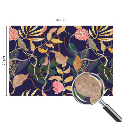 12D-Fototapete fürs Wohnzimmer Pflanzeneleganz