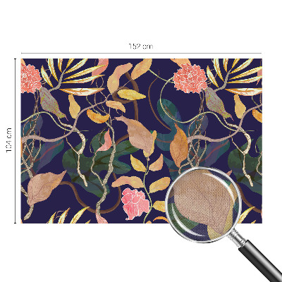 12D-Fototapete fürs Wohnzimmer Pflanzeneleganz