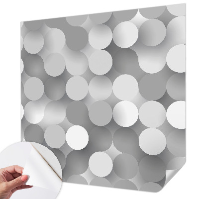 Vintage tapete Graue Kreise