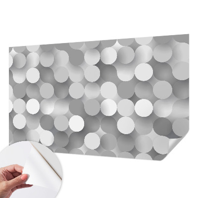 Vintage tapete Graue Kreise