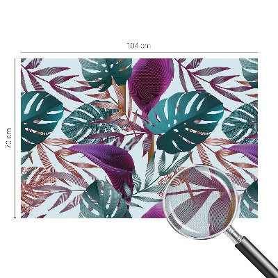 Selbstklebende Fototapete für die Wand Tropische Zusammensetzung